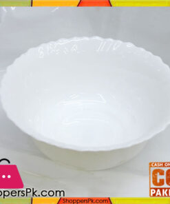 Marble Bowl 8 Inch One Pieces White