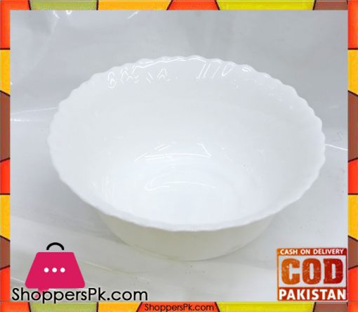 Marble Bowl 8 Inch One Pieces White