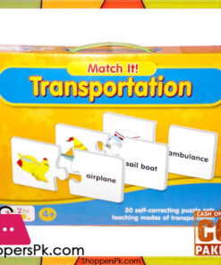 Match It! Educational Puzzles-Transportation 30 Pieces