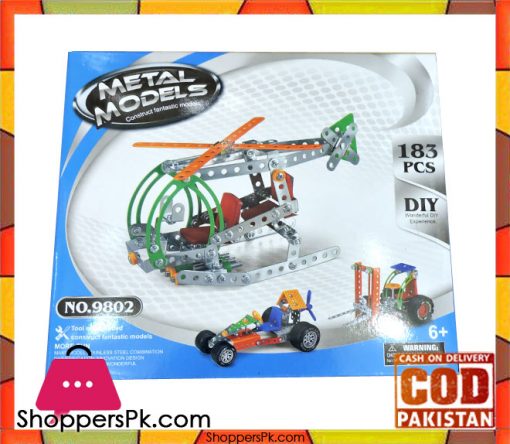 Metal Model Construction 183 Pieces For Kid