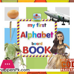 My First  Alphabet Board Book 6.5 Inch