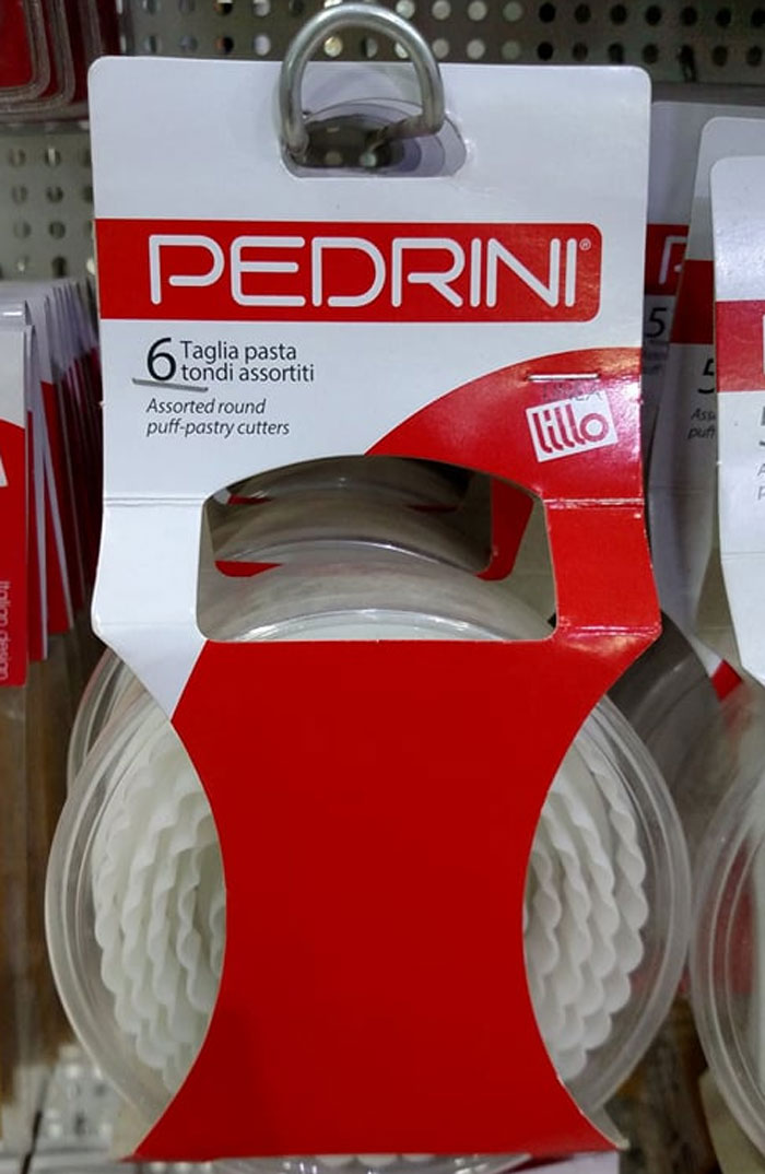 Pedrini Gadget 6 Round Cutter Plastic White