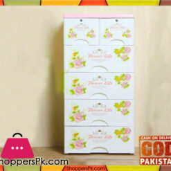Plastic Drawers Cabinet Flower AQ61