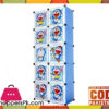 Portable 10 Cubes Cabinet Doraemon
