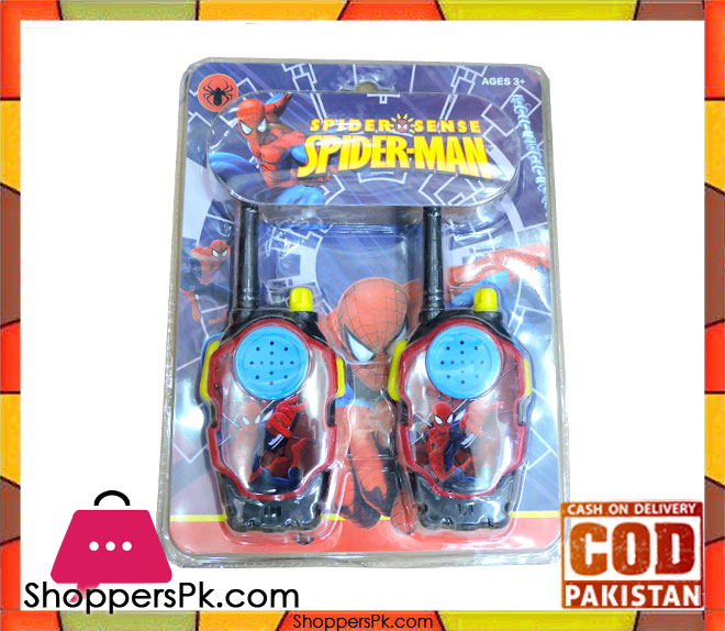 Spider-Man Walkies Talkies For Kid 3 Spider-Man Walkies Talkies For Kid