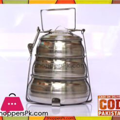 Stainless Steel Indian Three Steps Lunchbox