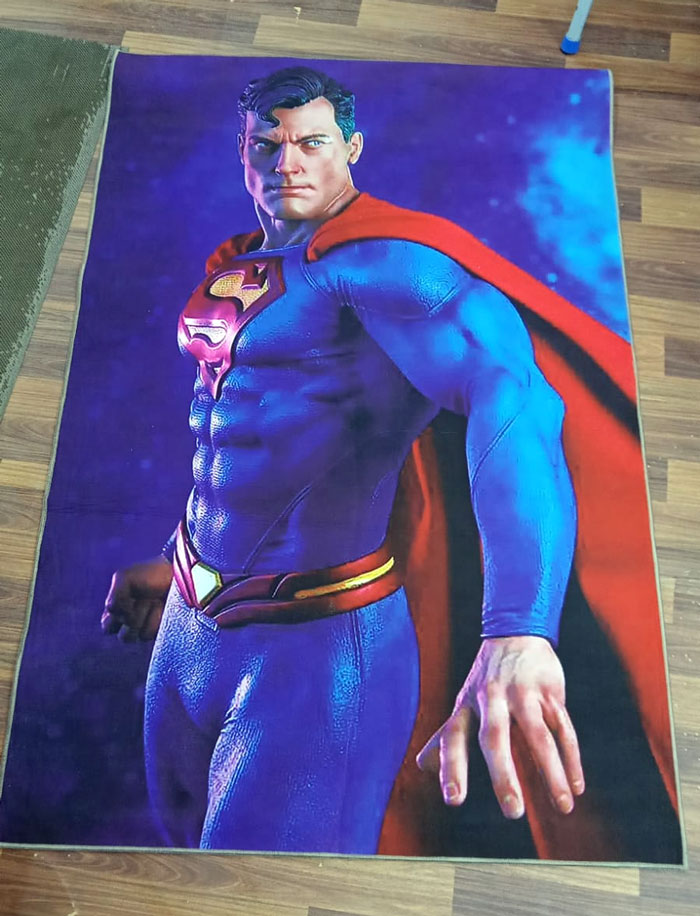 Superman Rugs Living Room Bedroom Carpet 3 x 5 Feet