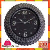 Wall Clock Fancy Black