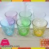 Colorful Water Glass Set Six Pieces