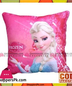 0002-15 - Cotton Printed Square Pillow - Multicolor