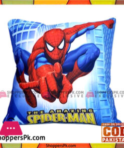 0002-16 - Cotton Printed Square Pillow - Multi Color