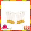 Acrylic Tumbler Set - 6 Pieces - Yellow - Bh0138Ac