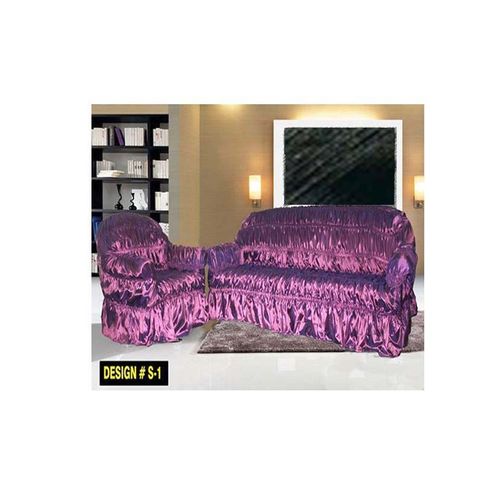 Fashioncity Sofa Covers Protector Slipcover - 5 Seater -Purple
