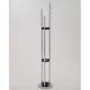 Stainless Steel Cloth Stand - Silver & Black