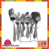 Set of Stainless Steel Spoon Cutlery - Silver
