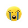 Cry Emoji Cushion - Yellow