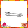 Set Of 6 - Stainless Steel Spoons - Silver
