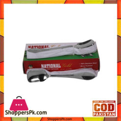 National Gold Set of 6 - Stainless Steel Spoons - Silver