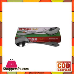 Set of 6 - Stainless Steel Spoons - Silver