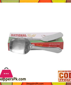 National Gold Set of 6 - Stainless Steel Spoons - Silver