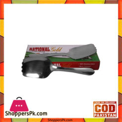 Set of 6 - Stainless Steel Spoons - Silver