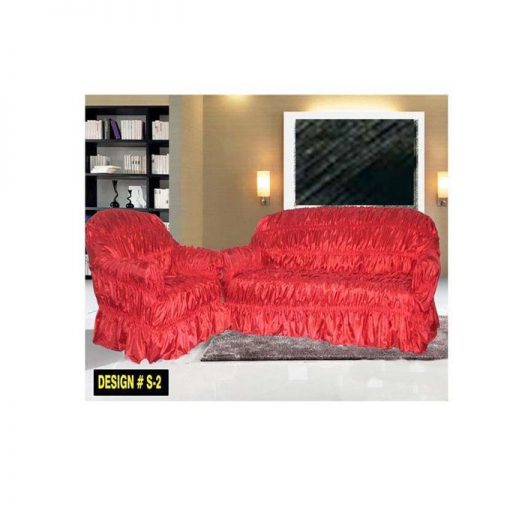 Sofa Covers Protector Slipcover - 5 Seater - Red
