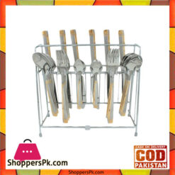 Elegant 24 Pieces Cutlery Set Germany - Silver - EL24S-07