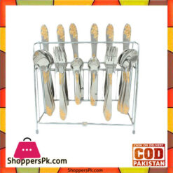 Elegant 24 Pieces Cutlery Set Germany - Silver - EL24S-01