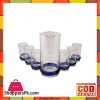 Acrylic Crystal Bracelet Acrylic Water Set -7 Pcs - Blue - BH0022AC
