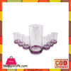 Acrylic Crystal Bracelet Acrylic Water Set - 7 Pcs - Purple - BH0022AC