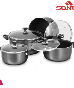Sonex Nonstick Classic King Cooking Pot Set of 4