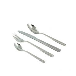 Elegant 24 Pieces Cutlery Set Germany - Silver - EL87