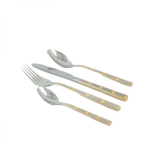 Elegant 24 Pieces Cutlery Set Germany - Silver - EL48