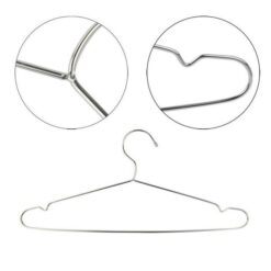 Hi Charlie Stainless Steel Cloth Hanger - 12 Pcs