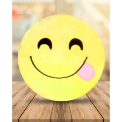 Pack Of 3 Emoji Emoticon Cushions - Yellow