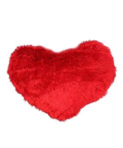 Heart Shape Cushion - Red &Amp; White - Image 2