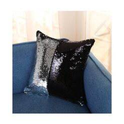 Reversible Mermaid Magic Pillow - Black
