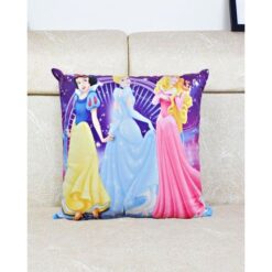 Disney Cartoon Princess Sofa Cushion - Multicolor