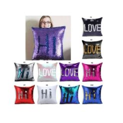 Giftsshop Pack Of 10 - Reversible Mermaid Magic Pillow - Multicolor