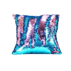 Pack Of 2 - Reversible Mermaid Sequin Pillow - Black-Silver &Amp; Pink-Blue