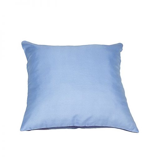 Light Blue Satin Printed Cushion - VDS-27