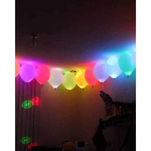 Pack of 5 - Valentine's Day LED Balloons - Multicolor