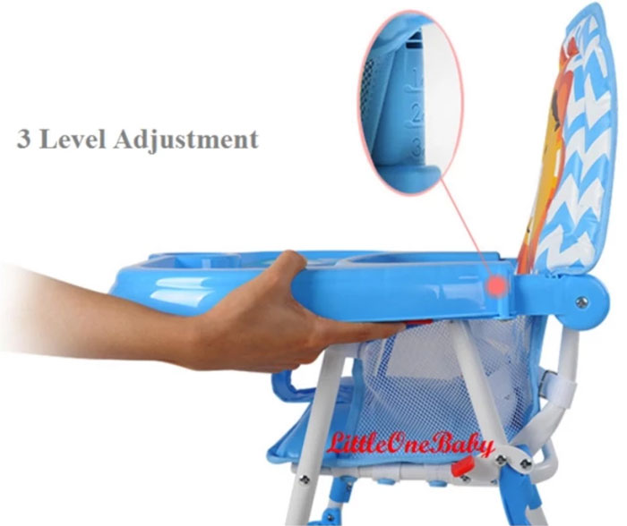 2 In 1 Premium Baby High Chair With Safety Belt Lion - 217C