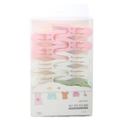 Candy Colored Curved Cloth Hanging Clip - Multi Colour