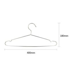Hi Charlie Stainless Steel Cloth Hanger - 12 Pcs