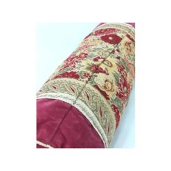 Ethnic Design Round Neck Pillow - Maroon