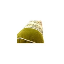 Ethnic Design Round Neck Pillow - Green