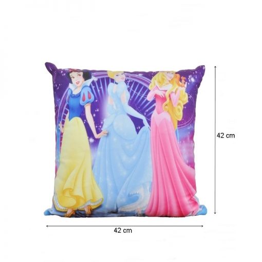 Disney Cartoon Princess Sofa Cushion - Multicolor