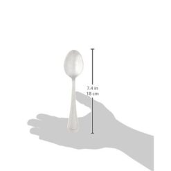 Set Of 12 Slimline Pattern Teaspoon 6-Inch - Silver