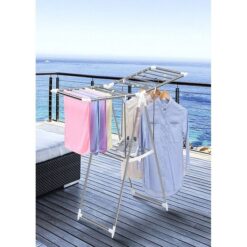 Take It Clothes Storage Drying Rack - Silver